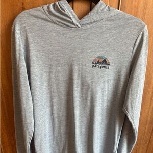 Patagonia Gray Long Sleeve Kids Tee